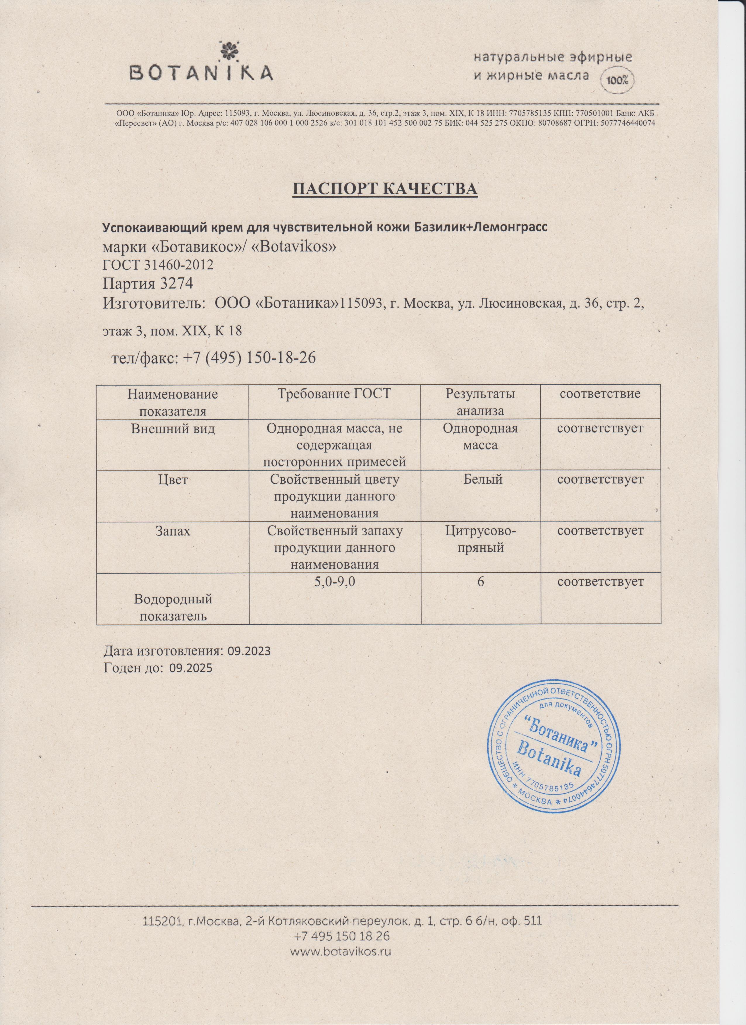 Паспорт №092023